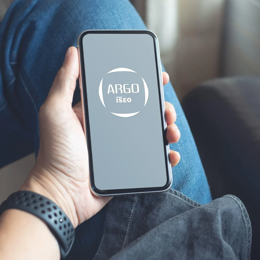App ISEO Argo per smartphone che mostra accessi all'ufficio